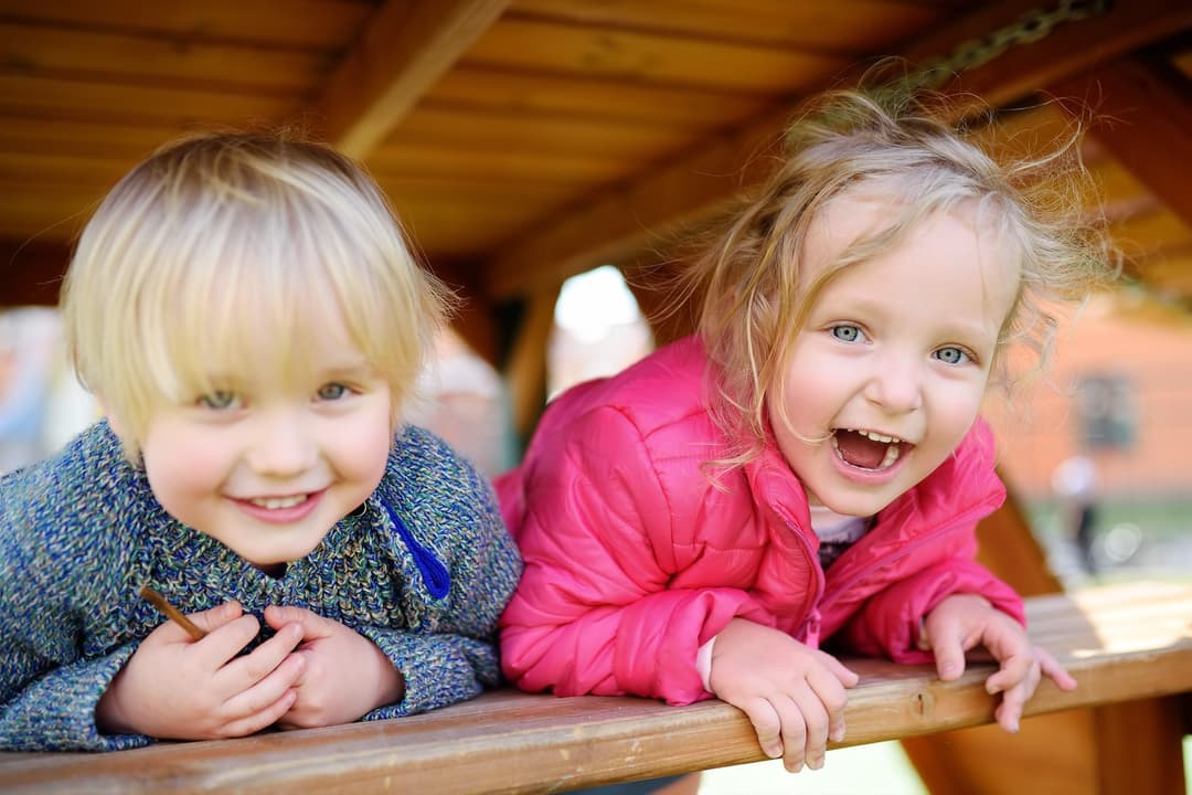 Children playing outside